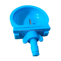 Automatic Rabbit Nipple Drinkers with Cup Plastic Rabbit Nipple Waterer Cup Foranimals Farms