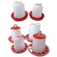 Chicken Feeder and Drinker For Broiler Chicken Coop Poultry Farming Equipment LM-74,75