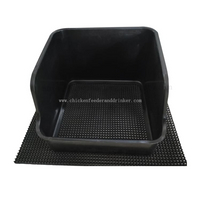 LMA-06 Black PP Poultry Equipment Duck Nest Duck Nesting Box for Poultry Farm Duck Laying Farm
