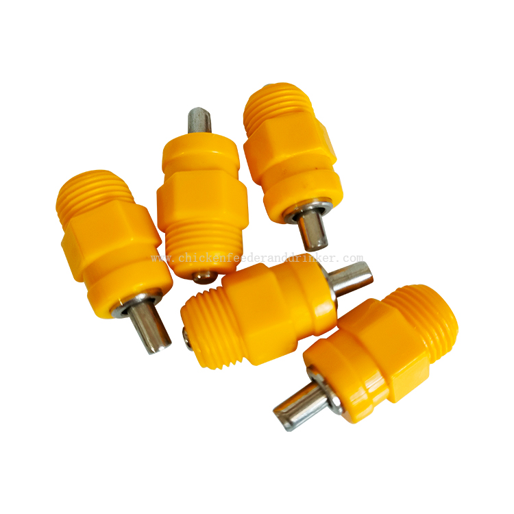 Poultry Drinkers Nipple for Chicken Drinking Line And Feeding Line Chicken Drinking Nipple for Chicken Chick Broiler Layer Hens Farms