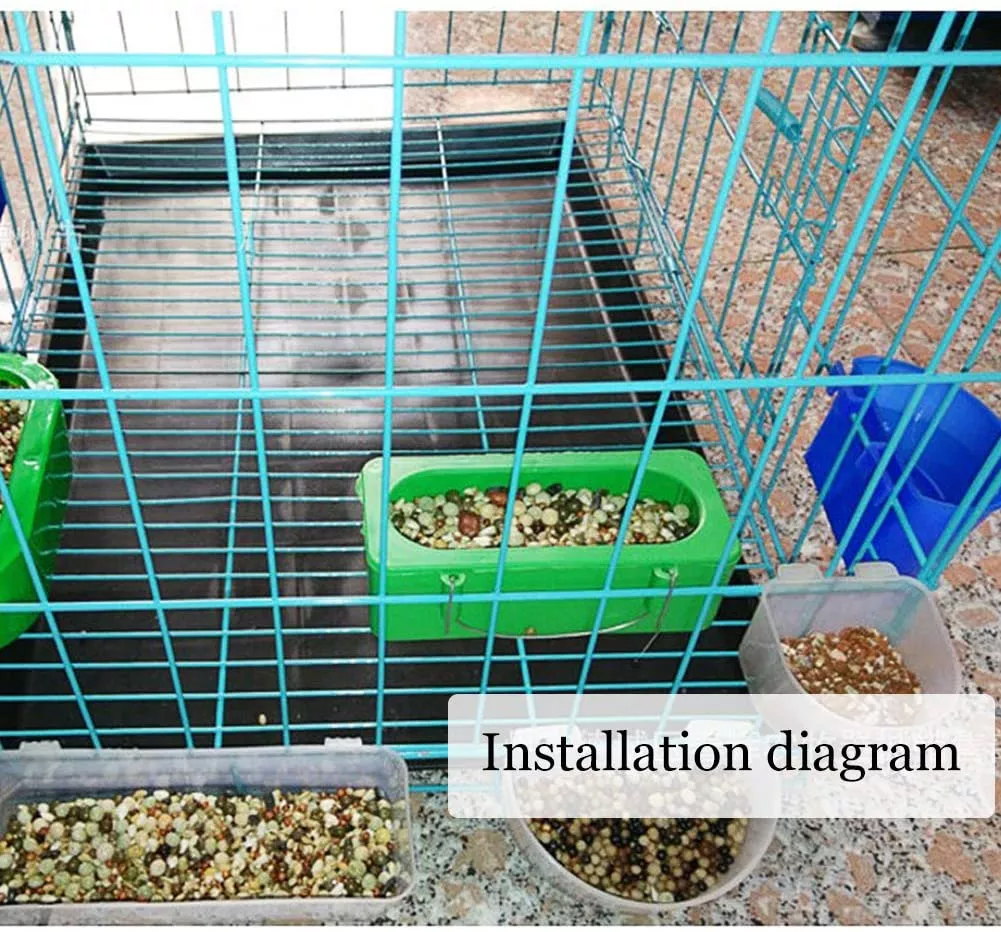 Hanging Pigeon Feeder Cup Birds Feeder Bowl Poultry Equipment Feeding Accessories For Chicken Quail Pigeons LMB-18