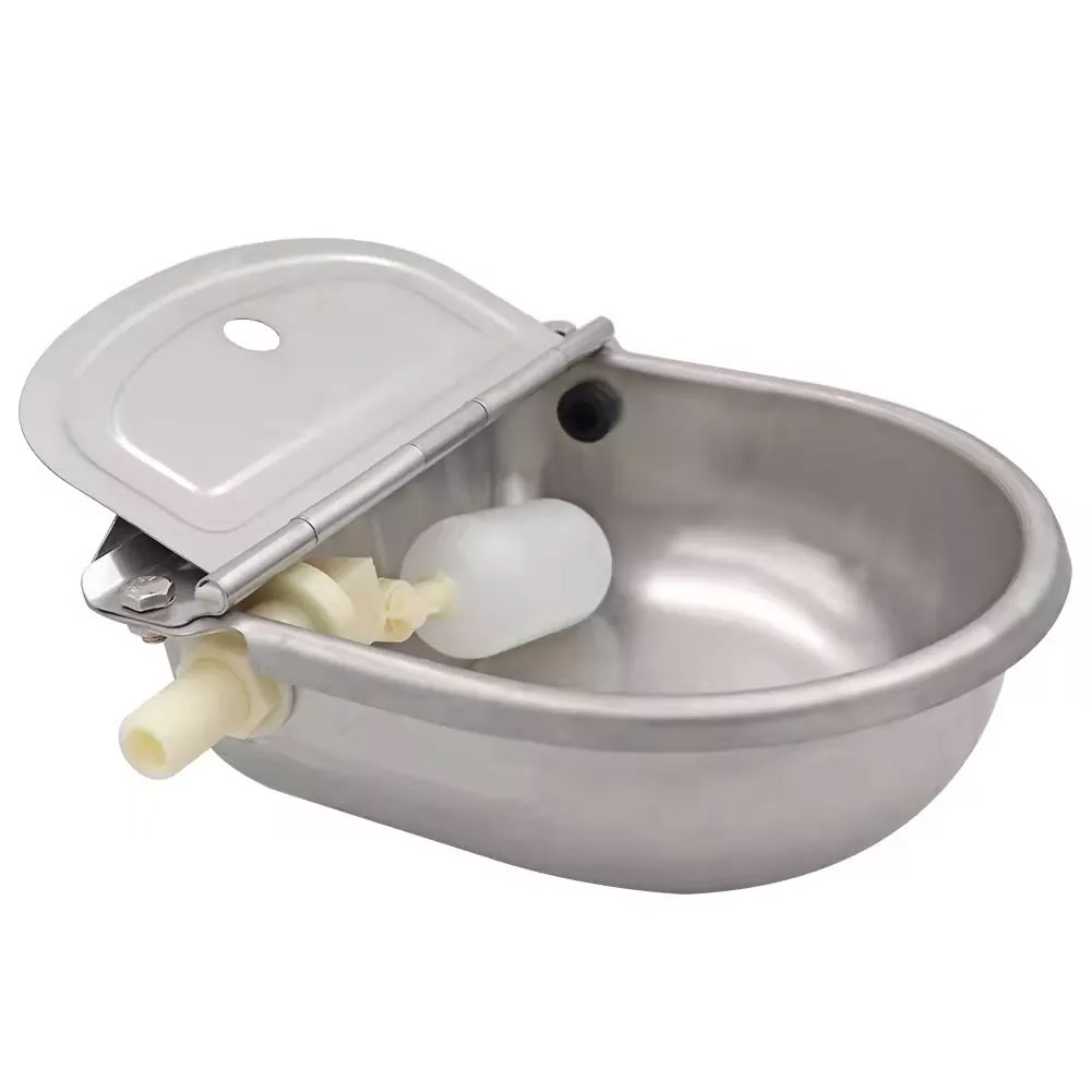Automatic Cow Water Bowl Stainless Steel Cattle Drinker Cup Horse Drinking Water Bowl Sheep Water Trough Livestock Drinking Bowl