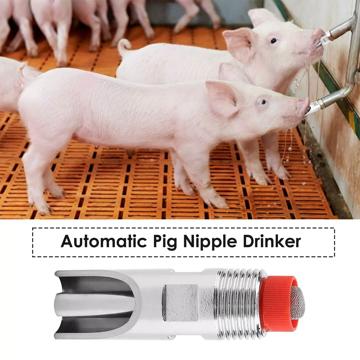 Automatic Duck-billed Type Pig Drinker Water Nipple For Pigs Livestock Equipment Drinking Line System