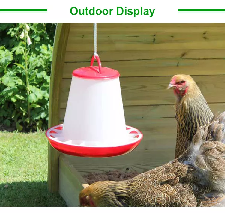Chicken Feeder Bucket for Chicken Farm Feeder Line Long Mu Animal